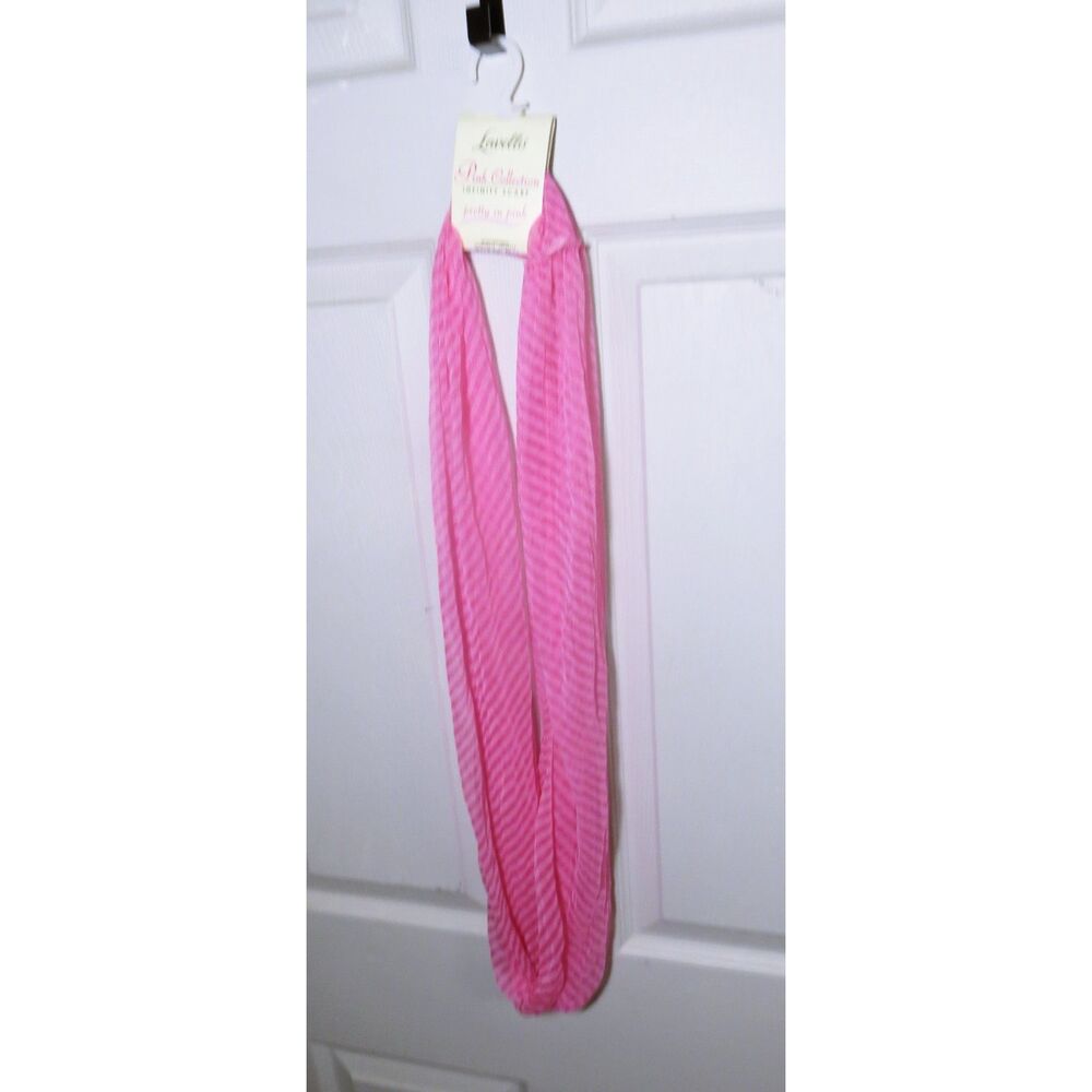 Lavello ~ Pink Collection ~ Infinity Scarf 100% Polyester ~ NWT~